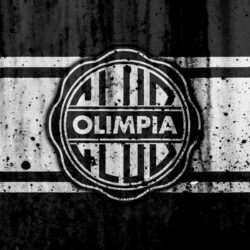 Download wallpapers 4k, FC Olimpia Asuncion, grunge, Paraguayan