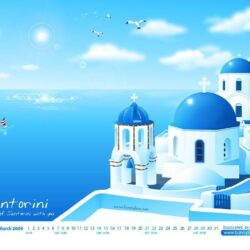 Free Download The Island Santorini Hd Wallpapers Car Pictures