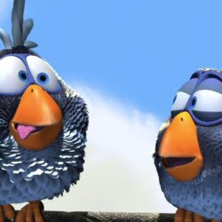 3D & Abstract : Endearing Pixar Two Sparrow Notebook Backgrounds