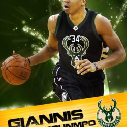Giannis Antetokounmpo Milwaukee Bucks 2016 Mobile Wallpapers