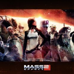 Team Mass Effect 2 characters Squad wallpapers