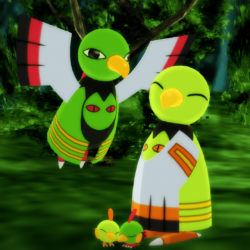 MMD PK Natu and Xatu DL by 2234083174