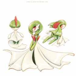 Ralts Gardevoir and Kirlia by francis