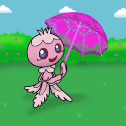 Frillish with parasol by Polynesiangirl