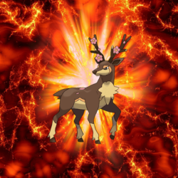 586 Fire Pokeball Sawsbuck 119 Mebukijika 91 Deerling