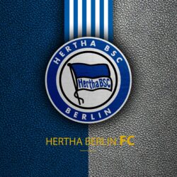 Download wallpapers Hertha Berlin FC, 4K, German football club
