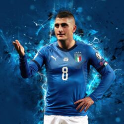 Download wallpapers 4k, Marco Verratti, abstract art, Italy National