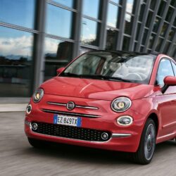 2016 Red Fiat 500 wallpapers