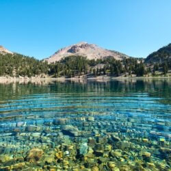 California Landscapes Lassen Volcanic National Park Nature Water
