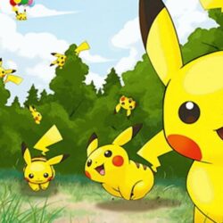 Awesome Pokemon Pikachu Hd Image Wallpaper Backgrounds For Laptop