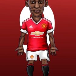 Anthony Martial caricature by kuzim