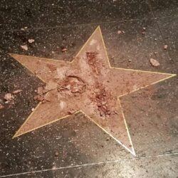 Donald Trump’s Star Vandalized Again on Hollywood Walk of Fame