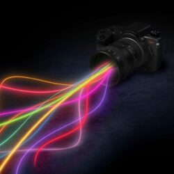 Download wallpapers camera, rays, lens flare, beams hd
