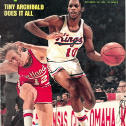 NBA Sport Illustrated oct 15 1973 Tiny Archibald