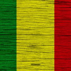 Download wallpapers Flag of Mali, 4k, Africa, wooden texture, Malian