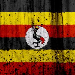 Download wallpapers Ugandan flag, 4k, grunge, flag of Uganda, Africa