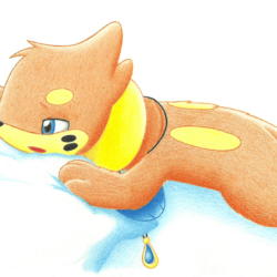 Tired and Sleepy Buizel by BuizelCream