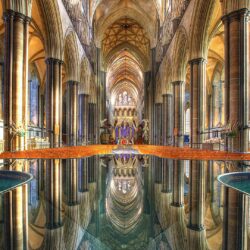 Reflection Ceiling Of The Church Wallpapers Free