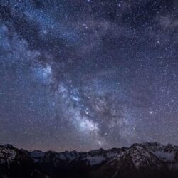 Download wallpapers mountains, night, sky, stars hd, hdv