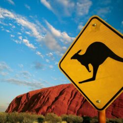 Road sign Australia wallpapers and image