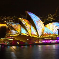 Sydney Opera House At Night Magnificent HD Wallpapers