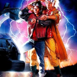 Back to the Future Wallpapers for iPhone X, 8, 7, 6