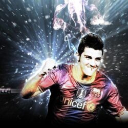 Image For > David Villa And Messi Wallpapers 2012