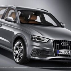 Audi q3 car on the road wallpapers and image