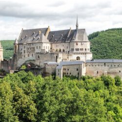 Wallpapers Luxembourg Vianden Castle, Vianden, Diekirch