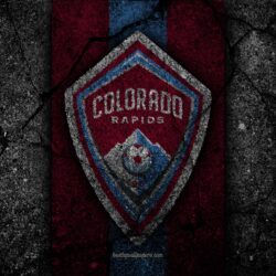 Download wallpapers 4k, Colorado Rapids FC, MLS, asphalt texture