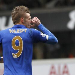 Download Wallpapers Jamie vardy, Liverpool, Leicester city