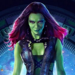 Zoe Saldana as Gamora Wallpapers