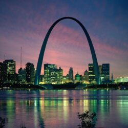 Cityscapes night architecture buildings st louis cities wallpapers