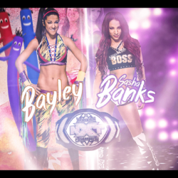 Bayley vs Sasha Banks Wallpapers on Behance