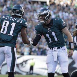 Philadelphia Eagles’ Carson Wentz, Jordan Matthews’ handshake: The