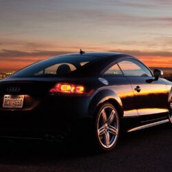 Black Audi TTS Car Wallpapers