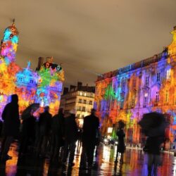 Lyon fête des lumières la place terreaux wallpapers