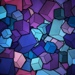 Download Download Blue Cubes Wallpapers []