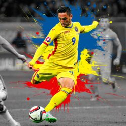 Download wallpapers Florin Andone, 4k, Romania national football