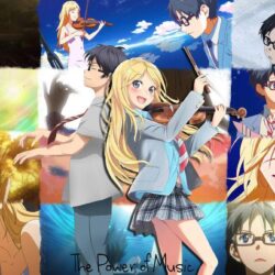 The Power of Music] Your Lie in April [Wallpaper] by AngelShadow92