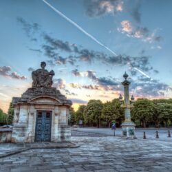hdr building sunset bordeaux wallpapers and backgrounds