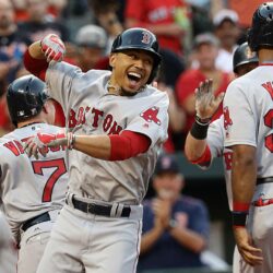 Moments of Greatness: Mookie Betts slams three homers for Red Sox