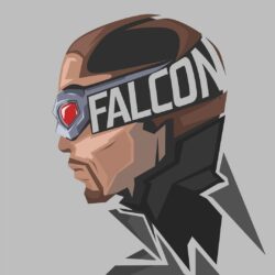 Falcon Marvel Superhero Minimal 4K 8K Wallpapers