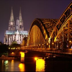 Monuments: Cologne Cathedral Night Kln Bei Nacht Germany