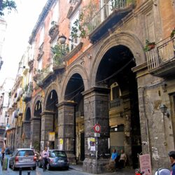 A walk through the ancient streets in Naples, Italy wallpapers and
