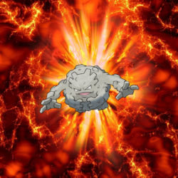 075 Fire Pokeball Graveler Golone Geodude