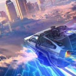 Back To The Future DMC DeLorean Artwork Resolution