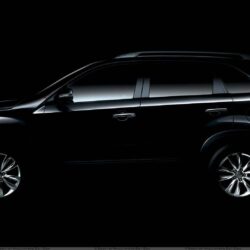 Kia Sorento 2011 Side Pose In Black Wallpapers