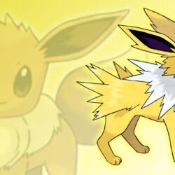 Eevee and Jolteon Wallpapers by Glench