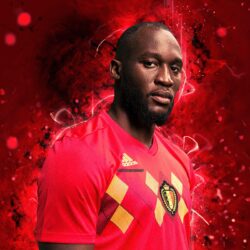 Download wallpapers 4k, Romelu Lukaku, abstract art, Belgium